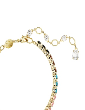 Brazalete Swarovski con acabado pulido
