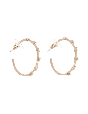 Arracadas Givenchy Golden Glory con acabado brillante cristal