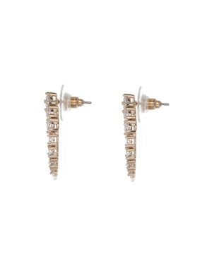 Arracadas Givenchy Golden Glory con acabado brillante cristal