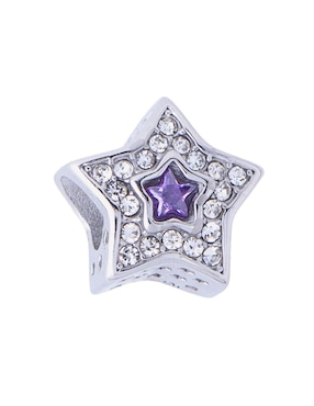 Charm De Estrella Luckyly Estrella Twinkle Zirconia Cúbica