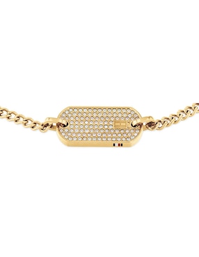 Brazalete Tommy Hilfiger con acabado brillante