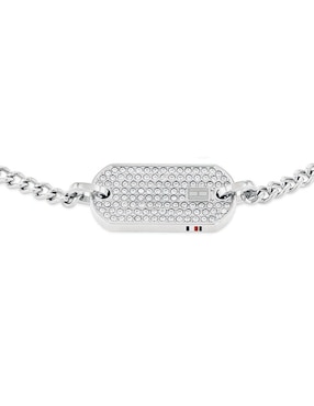 Brazalete Tommy Hilfiger con acabado brillante