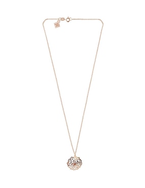 Collar con dije de flor Anante Dalia de plata P 925