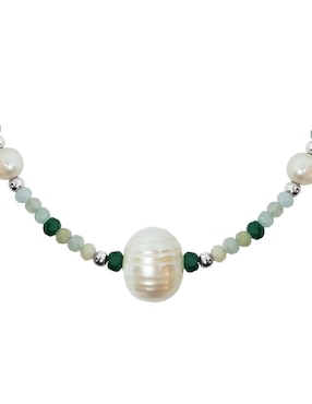 Pulsera Anante de plata con amazonita p 925 Terra