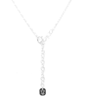 Aretes y collar cuadrados Zvezda Cushion de plata P 925 cristal