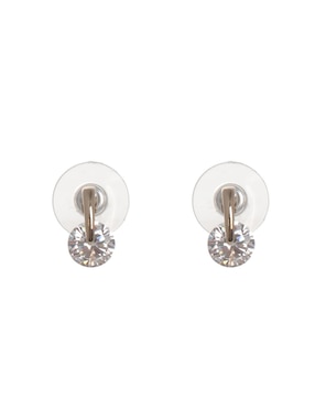 Aretes circulares Givenchy Basic Gold con acabado brillante cristal