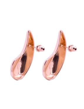 Aretes de gota Oro Angelus con acabado brillante