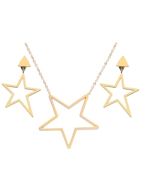 Aretes Y Collar De Estrella Horoz