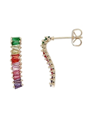 Aretes y collar Horoz zirconia