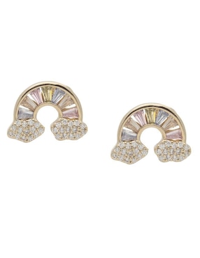 Aretes y collar de arcoíris Horoz