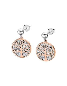 Aretes cortos Lotus Style Rainbow acabado brillante