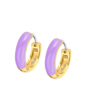 Aretes Lotus Style Tropical Vibes con acabado brillante