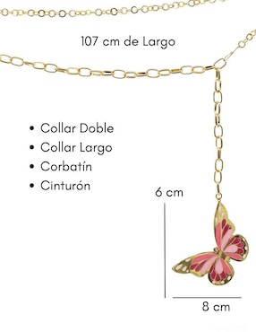 Colgante Y Dije de mariposa Ablime Joyería