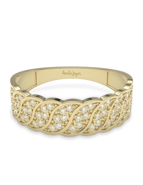 Churumbela Amelie Joyas 14 K De Oro Zirconia