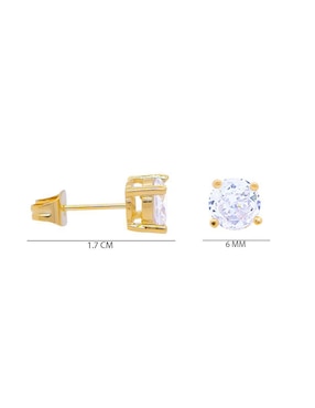 Aretes y collar cuadrados Oro Angelus zirconia