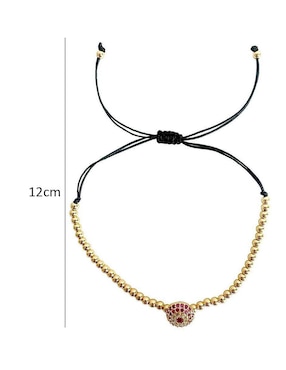 Pulsera Mancini con acabado chapa de oro
