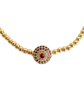 Pulsera Mancini con acabado chapa de oro