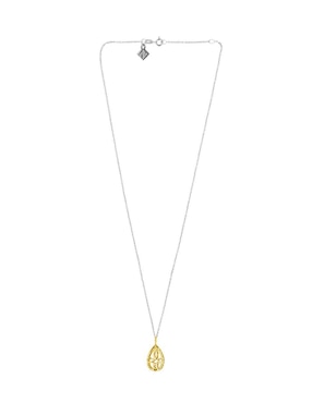 Collar con dije de gota Anante Nouveau de plata P 925 y 14 K