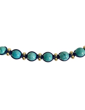 Pulsera Mancini con turquesa