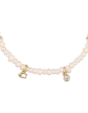 Pulsera Coach con cristal Horse & Carriage With Pearls