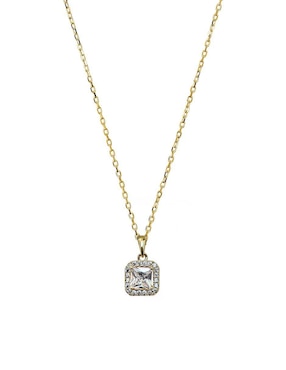 Collar cuadrado Sofia Blum de plata P 925