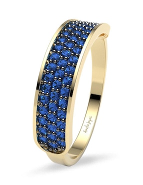 Anillo Amelie Joyas 14 k de oro zirconia brillante