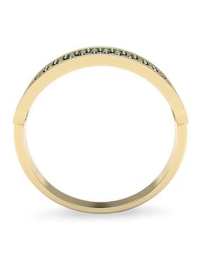Anillo Amelie Joyas 14 k de oro zirconia brillante