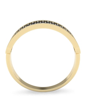 Anillo Amelie Joyas 14 k de oro zirconia brillante
