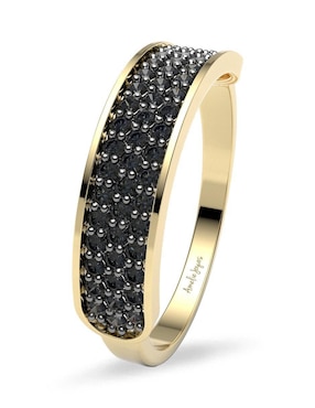 Anillo Amelie Joyas 14 k de oro zirconia brillante