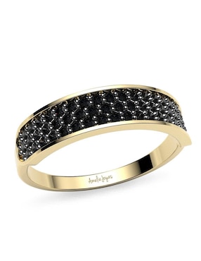 Anillo Amelie Joyas 14 k de oro zirconia brillante