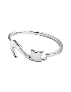 Anillo De Gato Miow Kiki Collection P925 De Plata