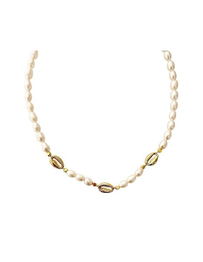 Collar Mancini de baño de oro 14 k