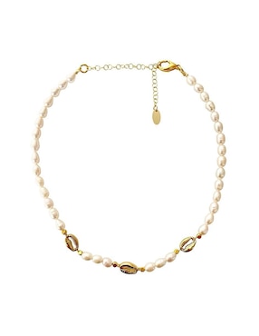 Collar Mancini de baño de oro 14 k