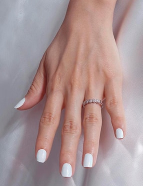 Anillo Oro Angelus zirconia brillante