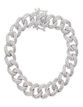 Brazalete Gladkova Joyería de plata con zirconia p 925