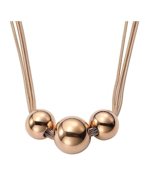 Collar Circular Enso Necklace Rose Gold