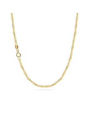 Collar con dije de corazón Abba Joyas de oro 10 K