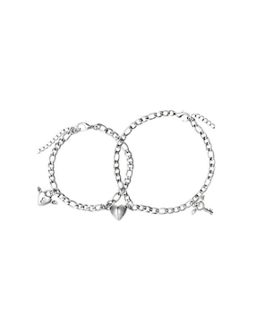 Set Pulsera Clepsidra Con Acabado Lustre