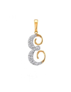 Dije Abba Joyas De Oro 10 K Zirconia