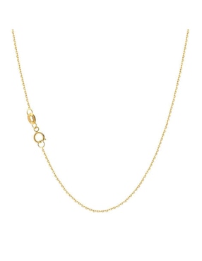 Collar con dije de corazón Abba Joyas de oro 10 K