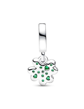 Charm de trébol Pandora moments de plata P 925