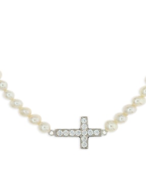 Pulsera Mayfer Joyería de plata con perla p 925 Nupcial