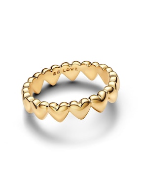 Anillo Pandora Moments de plata P 925 con acabado baño de oro