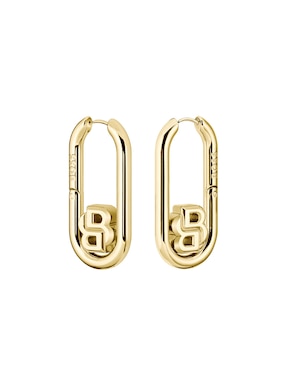 Aretes Cortos BOSS Double B Swing Con Acabado Brillante