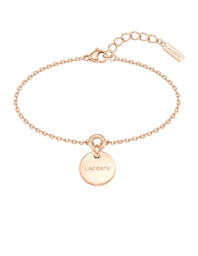 Brazalete Lacoste Memento con acabado brillante