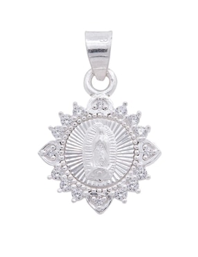 Dije redondo Boscaini de plata P 925