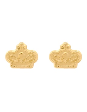 Broqueles de gota Oro Angelus de oro con acabado pavé zirconia