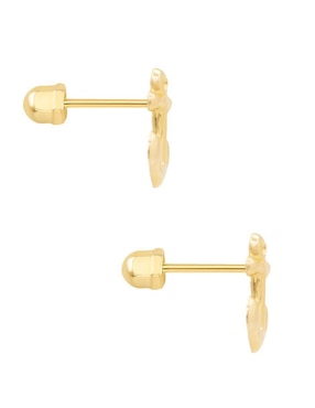 Broqueles de ancla Oro Angelus de oro con acabado brillante