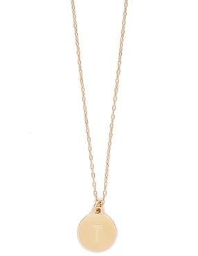 Collar de letra t Kate Spade