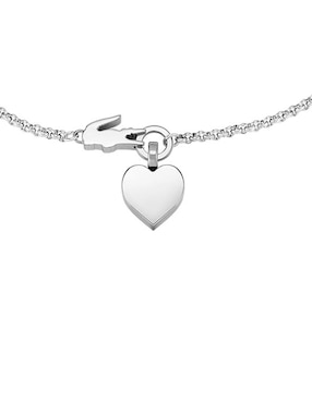 Brazalete Lacoste Love My Croc con acabado pulido